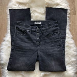 Madewell High Rise Black Jeans